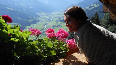 Zell im Zillertal Panorama Blick vom breierhof