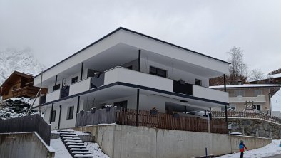 Kathrins_Alpbach Hausansicht Schnee