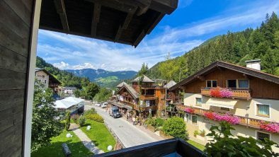 Blick vom Balkon