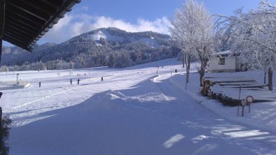 Blick vom Balkon der 5 Personenwohnung