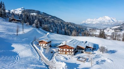 Biobauernhof Niederlehen im Winter