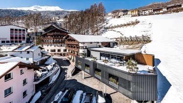 Hotel alpina Außen Winter