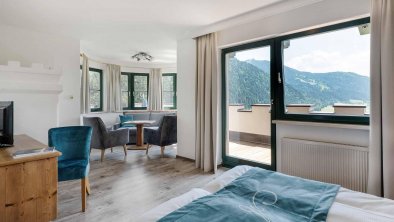 Söll_Hotel_AlpenSchlössl_Zimmer_WilderKaiser, © Hotel AlpenSchlössl/Hans Ager